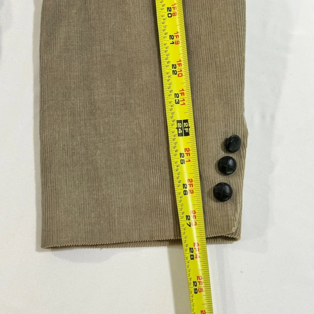 Brad Whitney Mens Corduroy Western Blazer Sport Coat 48XL Tan Elbow Patches